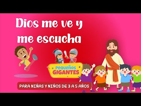 Clase dominical | 3 - 5 años | Dios me ve y me escucha