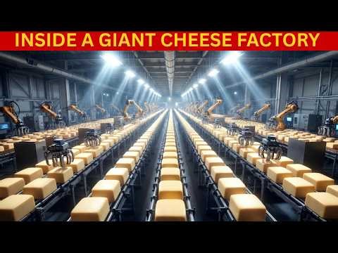 “Inside the Cheese Factory – How Millions of Cheese Blocks Are Made Every Day”