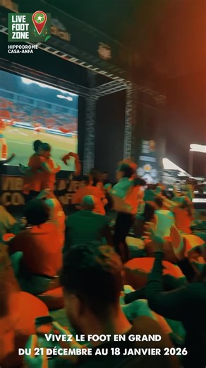 LIVE FOOT ZONE ⚽️ on Instagram: "L’émotion pure, c’est Live Foot Zone. Une expérience premium, promue par @livestudioma . Du 21 décembre au 18 janvier 2026 à Casablanca, L’hippodrome -Anfa ⚽🔥"
