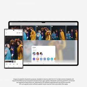 17 reactions · 7 comments | Say goodbye to long loading screens. Send big photos, videos and all your other masterpieces from the #GalaxyTabS8 Series 5G to a PC or a smartphone instantly with #QuickShare. | Samsung | Facebook