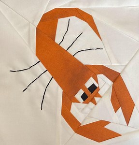 Scorpion Paper Pieced Block Pattern: 8" Square (PDF Pattern) - Etsy