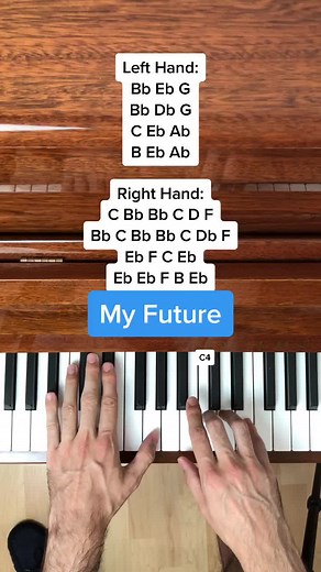 Billie Eilish My Future Piano Tutorial