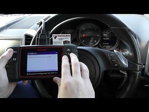 Porsche Cayenne Airbag Light Turn Off Reset iCarsoft POR v2 0 Code Reader Scan Tool