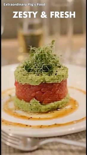 The Ruby of the Sea. 💎🐟 Hand-cut Tuna Tartare.