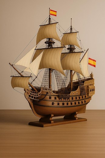 Spanish Galleon Ship Model Plan PDF – Printable DIY Blueprint for Wooden Historic Ship - Etsy