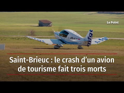 Saint-Brieuc : le crash d’un avion de tourisme fait trois morts