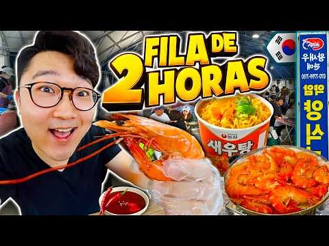 COREANOS HACEN FILA para COMER CAMARONES AQUÍ - ¿Qué es lo especial?