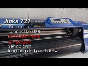 cara cepat mengatasi port USB mesin cutting jinka 721 tidak terbaca di leptop/pc