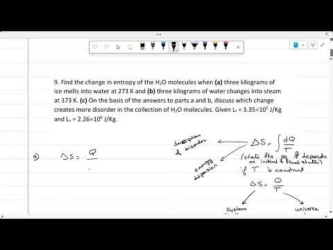 Summary and problem-solving- entropy