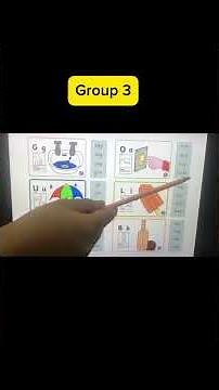 Jolly Phonics - Group 3 (g-o-u-l-f-b)