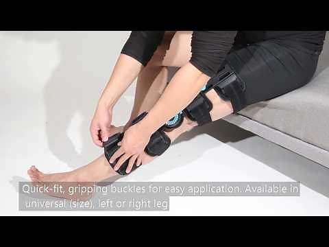 How To Apply : Orthomen Hinged Post Op Knee Brace for ACL, PCL, MCL, LCL, Meniscal repairs/injuries