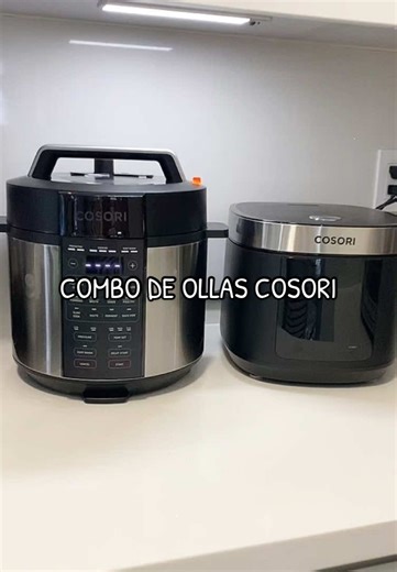 COSORI – Set de Olla de Presión Arrocera (Combo de Cocina 2-en-1) ⸻ 🍚🔥 COSORI Pressure Cooker Rice Cooker – El Combo Más Práctico para Cocinar Sin Esfuerzo Este combo de Olla de Presión Arrocera COSORI hace que cocinar diario sea más rápido, fácil y delicioso. La olla de presión ofrece funciones 9-en-1 para preparar carnes, sopas, frijoles y comidas completas sin complicaciones, mientras que la arrocera garantiza arroz esponjoso, perfecto y consistente cada vez. Ambas son fáciles de usar, segu