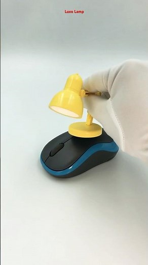 Logitech M185 Mouse vs Yellow Luxo Lamp #shorts