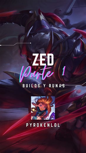Pyroken on Instagram: "Guia zed builds y runas #leagueoflegends #tutorial #guia #info #gameplay"