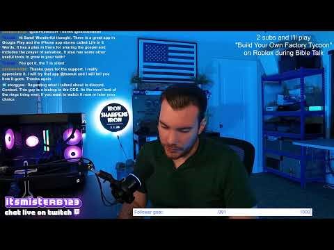 ✝️ Bible Reading with Mister B | !discord !gospel