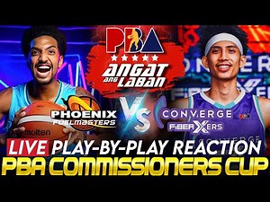 🔴PHOENIX vs CONVERGE │ PBA COMMISIONERS' CUP Play-by-Play Reaction & Scoreboard