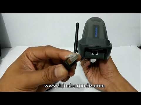 Tutorial scanner barcode wireless scanlogic CS-3290 1D