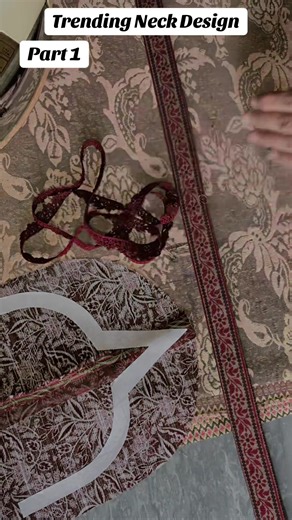 Unique and trending Neck design tutorial #tatorial #neckdesign #newdesign #pakistanidress #tiktokfashion #foryoupage #foryoupage❤️❤️ #tiktokpakistan #growmyaccount #fashion @tiktok creators