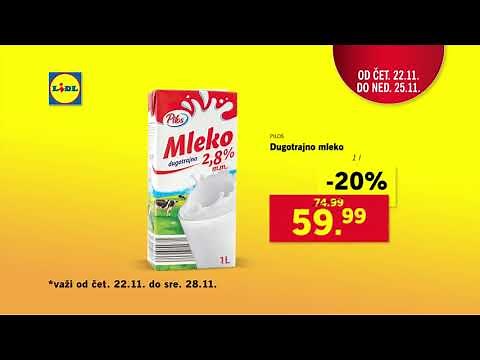 Lidl akcija od četvrtka, 22.11.2018.