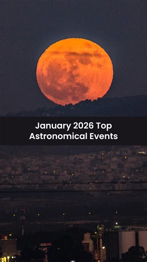 🌌 Top Astronomical Events in January 2026 ☄️ #moon #space #nightsky #newyear | The Secrets Of The Universe