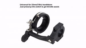 Motorcycle Throttle Lock Assist Clip for R1200GS R1250GS, 22mm Universal Handlebar, Nylon and Rubber