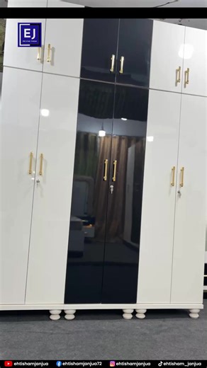 0347-2360025 | 0303-7166804 | M.Nazeer Furniture Shop # 53 Manila Center, Sir Shah Suleman Road, Near Ease Nagri Gulshan-e-Iqbal Block-13-D, Karachi #ehtishamjanjua #jumboalmari #highgloss #wardrobe #jumboalmari #lamination #viral #fyp #sale #instagood #cheapprice #million #viralvideo