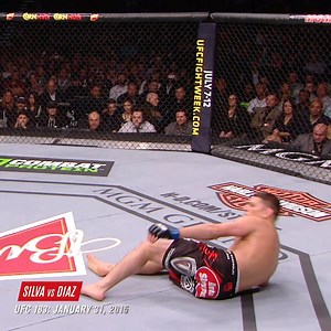 23M views · 72K reactions | "I LOVE IT!" #OnThisDay in 2015 - Nick Diaz laid down in the Octagon vs Silva  | UFC | Facebook