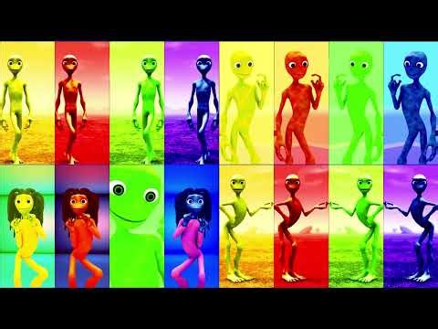 Dame Tu Cosita 4k | Dancing Green Alien 👽 | Funny Alien Dance 2025