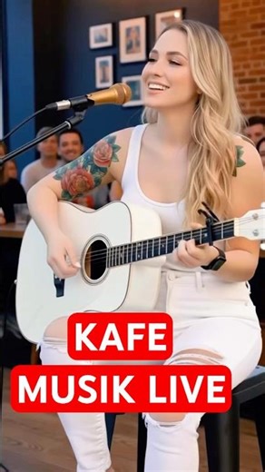 Aksi Bule cantik suasana kafe musik live #youtubeshorts #bule #cantik #lagu #dangdut