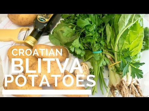 Croatian Blitva Potato Recipe: My time in Split, Croatia