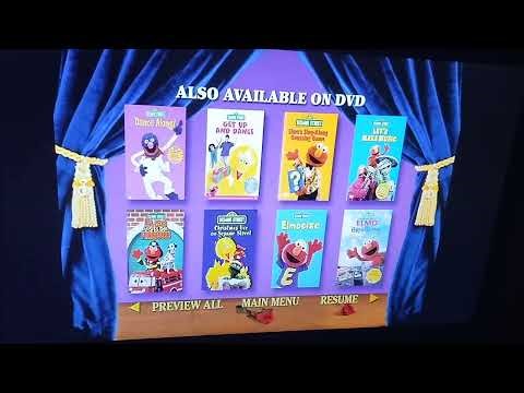 Sesame Street Zoe's dance moves 2003 dvd menu