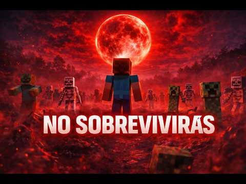 NO SOBREVIVIRÁS 🌕 Blood Moon en Minecraft (Canción ÉPICA + Gameplay)