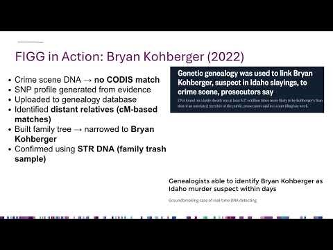 DNA use in Forensics and crime solving