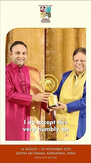 Celebrating Innovation and Service – Dr Sudhir Srivastava at One World One Family WCF 2025