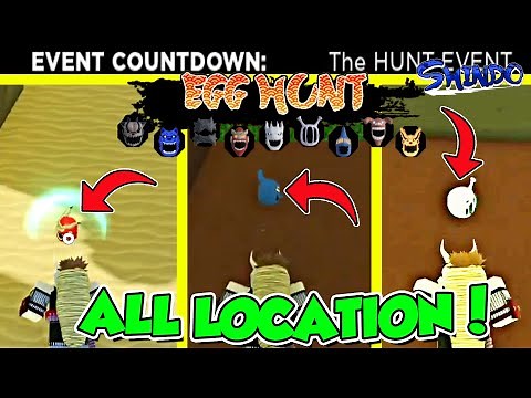 Shindo Life THE HUNT EVENT All Easter Eggs Spawn Location + Full Guide!! (CODE)