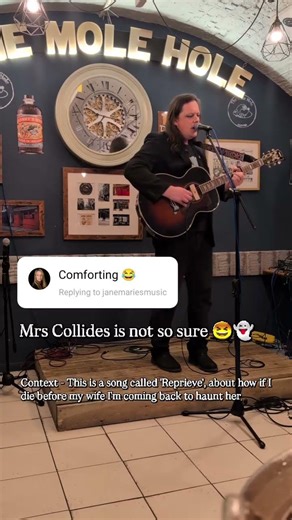 Another clip from a new song called 'Reprieve' #newsong #livemusic #acoustic