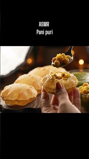 ASMR Pani Puri Eating Sounds | Indian Street Food Crunch