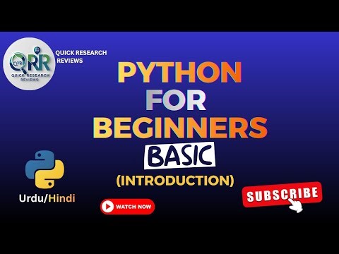 Python for Beginners: Complete Introduction to Programming (Zero to Hero Start!) | Urdu/Hindi