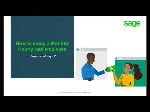 Sage Pastel Payroll (AMEA): Setup Hourly Rate for your Monthly employees