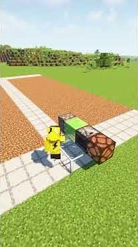 Minecraft game fully automatic bamboo farm Tutorial video