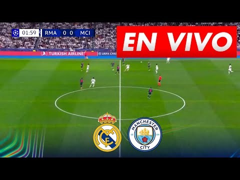 🔴 REAL MADRID VS MANCHESTER CITY - PARTIDO DE HOY EN VIVO - CHAMPIONS LEAGUE 2025/2026 - FECHA 6