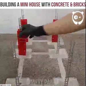 21M views · 172K reactions | Building a mini house with concrete & bricks Studio Destto (youtube.com/channel/UCACxRrqwWyU5OAQ3_us3BGw); Studio destto | Crafty Panda | Facebook