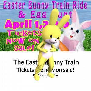 7.1K views · 290 reactions | The Easter Bunny Train Ride and Egg Hunt on Reels | Facebook