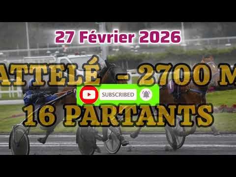 PMU QUINTÉ OF FRIDAY, FEBRUARY 27, 2026 - AT VINCENNES - MEETING 1 RACE 9