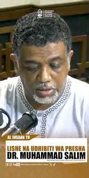 LISHE NA UDHIBITI WA PRESHA | DR. MUHAMMAD SALIM