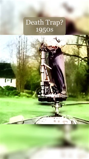 In the 1950s, inventor Lewis C. McCarty demonstrated the de Lackner HZ-1 Aerocycle — a personal helicopter meant to carry a single soldier standing above two spinning rotors. It was supposed to be easy to fly… until tests proved otherwise. What started as a bold idea quickly became known as one of the most dangerous flying machines ever built. 🎨 Restored & colorized by Vibrant History #historicalfootage #colorized #history | VibrantHistory