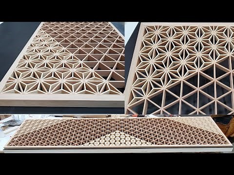 Taeho's Kumiko Club Part 5 [Making an Asanoha (Miter bending) Pattern] -How to make Kumiko-