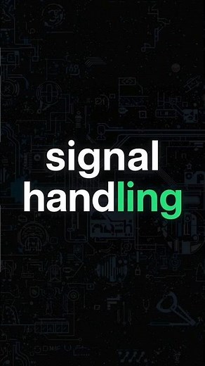 Linux: signal handling | Catch and control signals ⚙️
