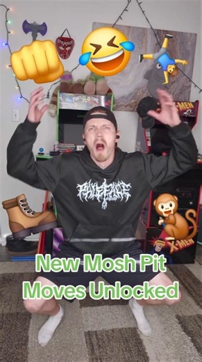👊New Mosh Pit Moves Unlocked🤸‍♂️#funny#mosh #meme #spongebob#hardcore #memes #comedy#metal #moshing