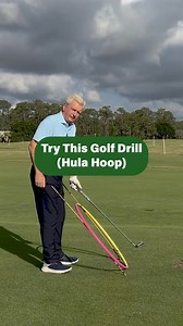 Try This Golf Drill (Hula Hoop) Full video on YouTube: https://youtu.be/pYr7lzTkveg | Scratch Golf Academy